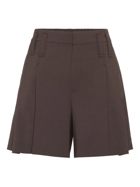 Pleated Shorts