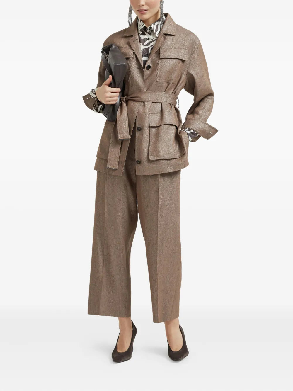 Pleated Chino Trousers