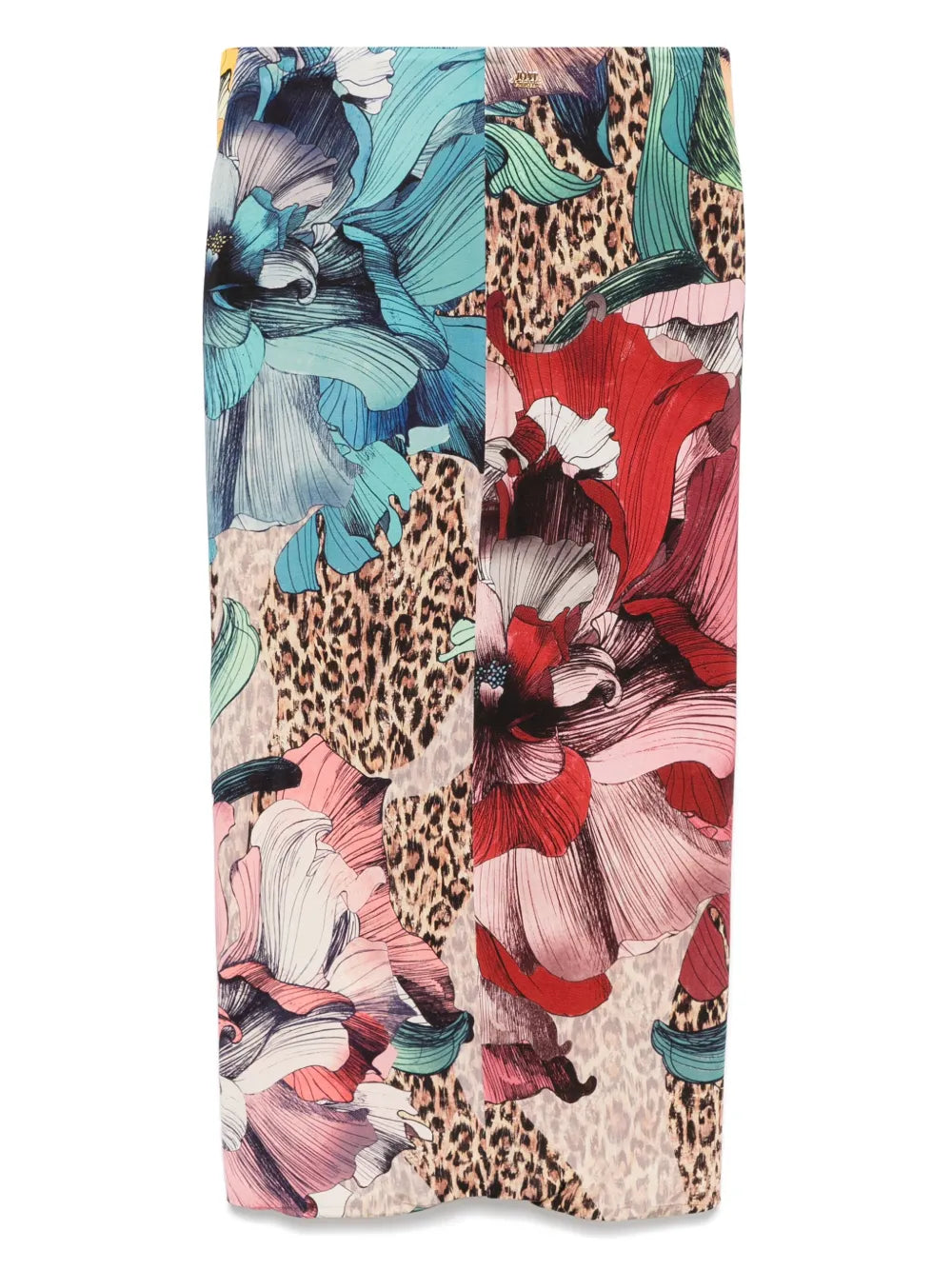 Floral-Print Midi Skirt