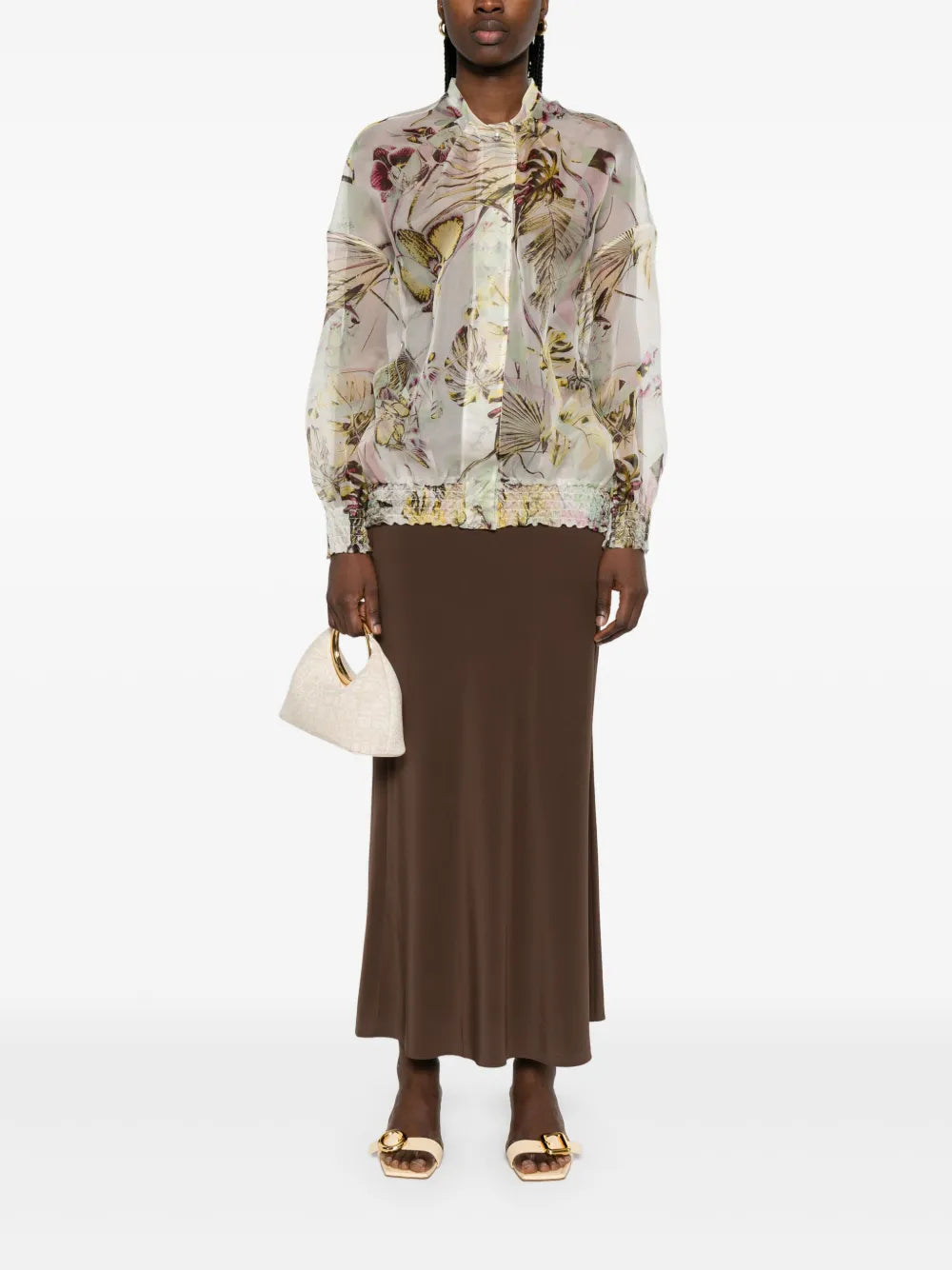 Jungle Orchids Blouse