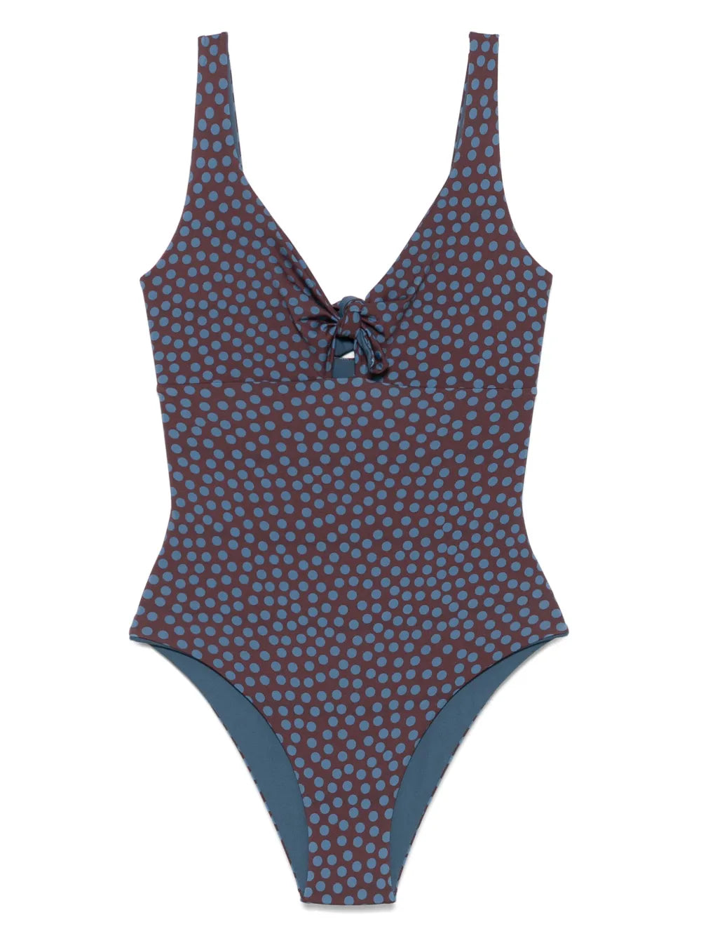 Polka Dot-Print Swimsuit