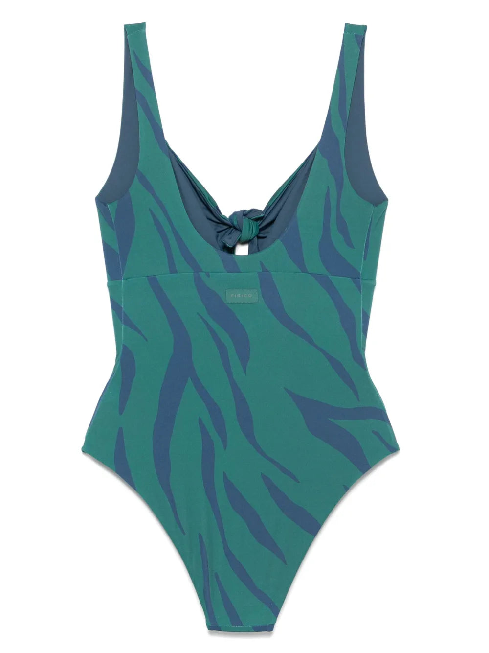 Zebra-Print Swimsuit