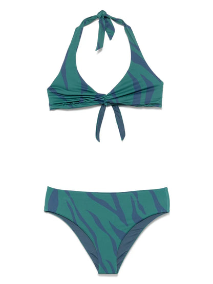 Zebra-Print Bikini