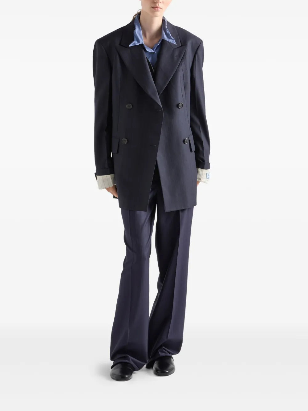 Pinstriped Blazer