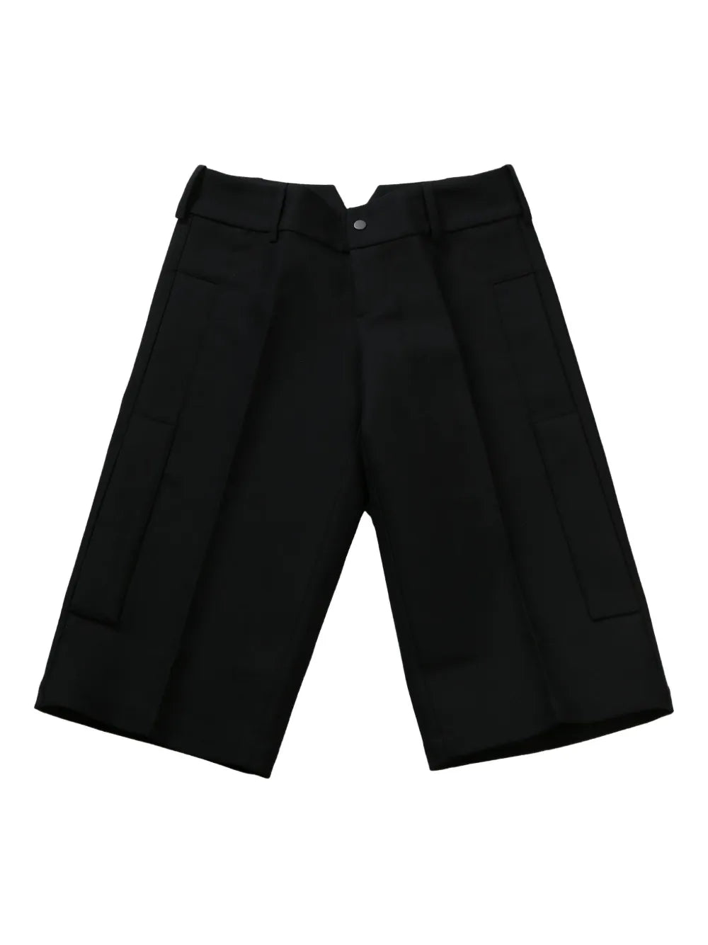 Cut-Out Waist Detailing Bermuda Shorts