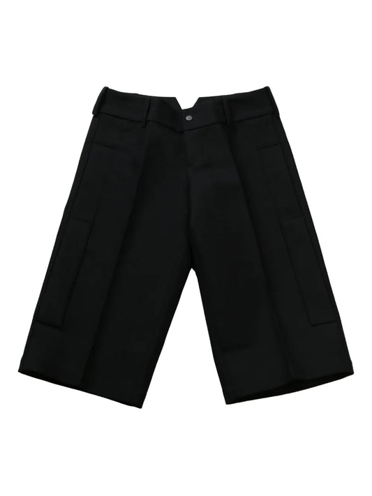 Cut-Out Waist Detailing Bermuda Shorts