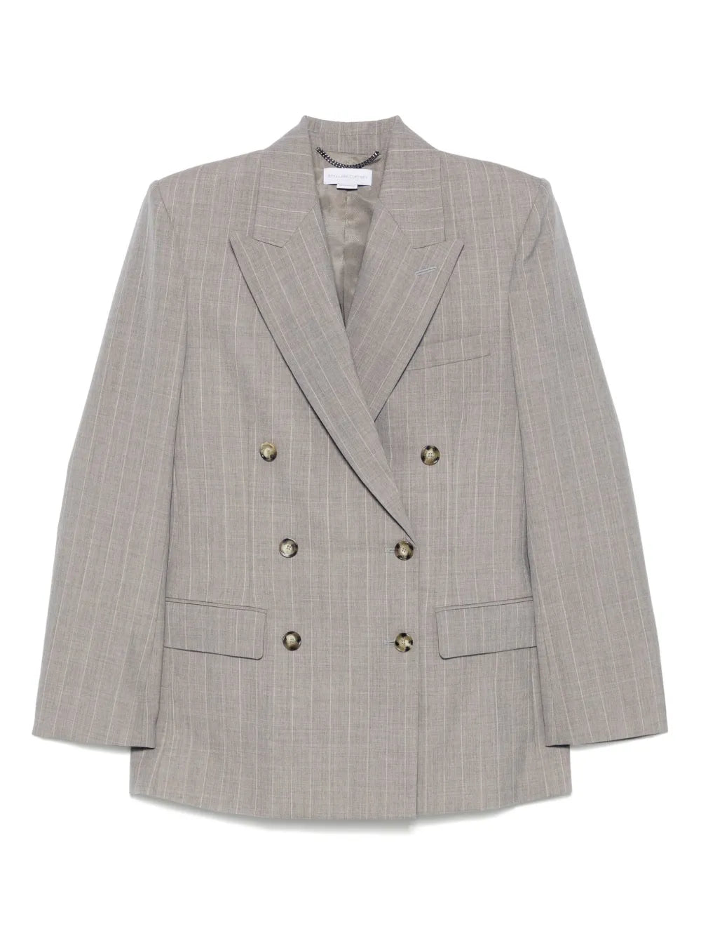 Pinstripe-Pattern Blazer