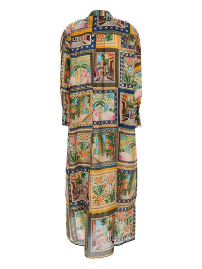 Jau Printed Shirt Dress