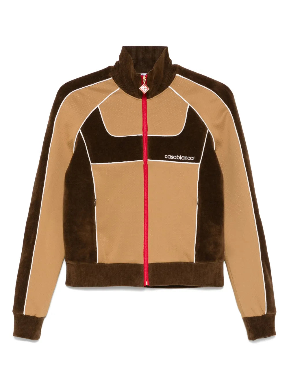 Chenille Panelled Track Jacket
