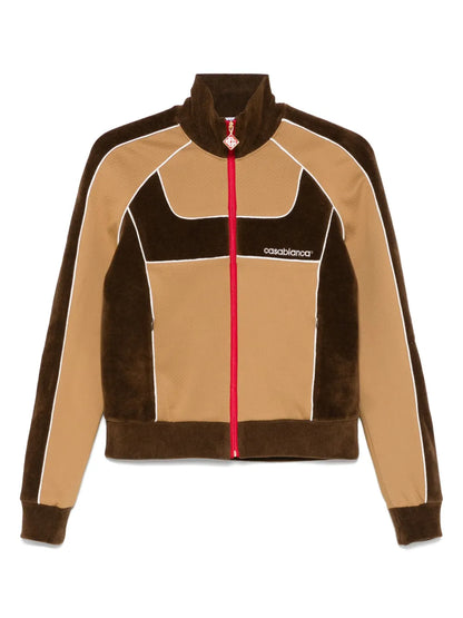 Chenille Panelled Track Jacket