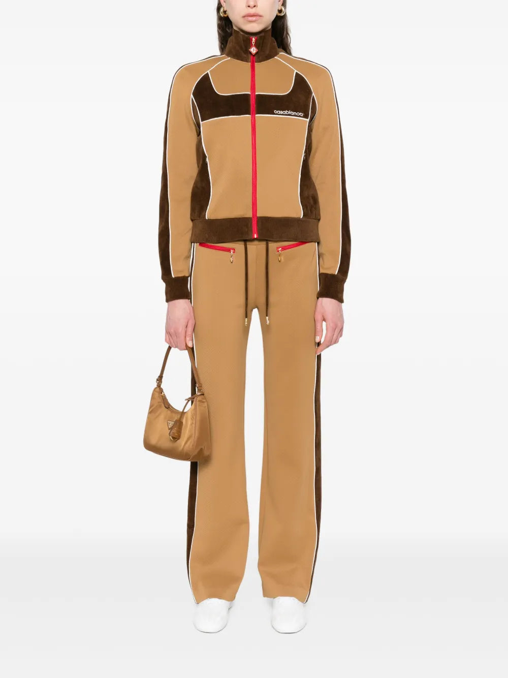 Chenille Panelled Track Jacket
