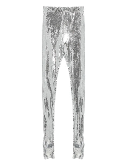 Sequin-Embellished Trousers