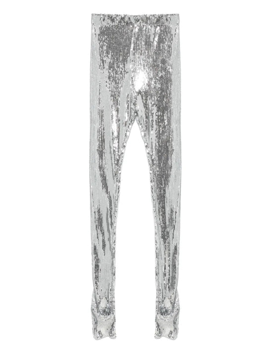 Sequin-Embellished Trousers