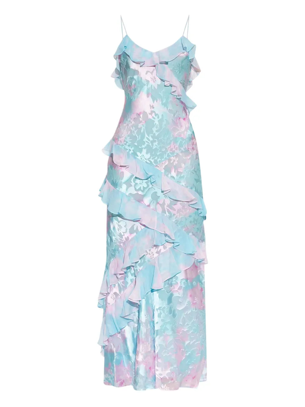Ruffled Long Dress
