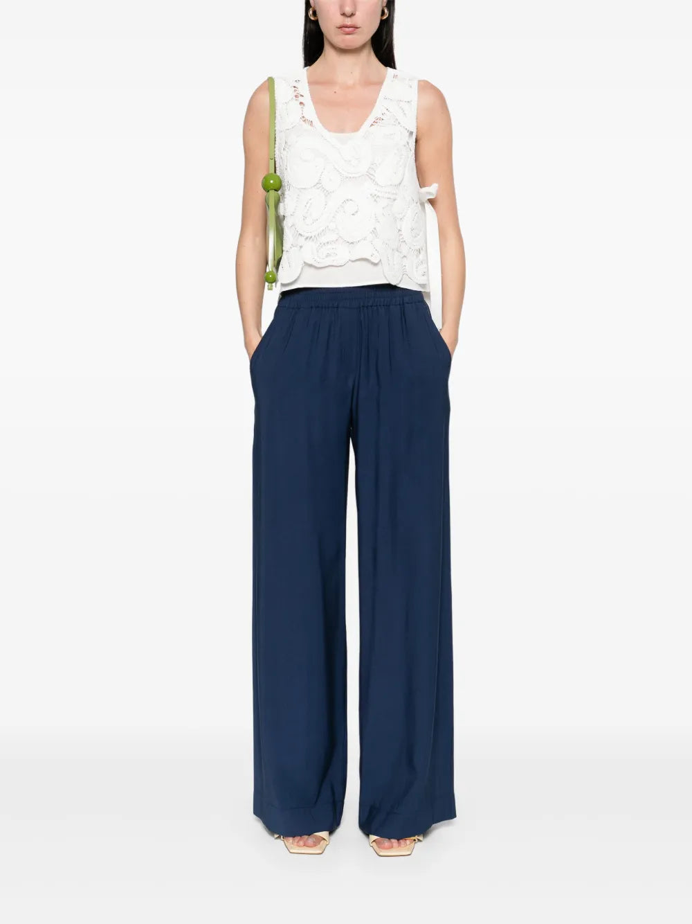 Cotton Palazzo Trousers