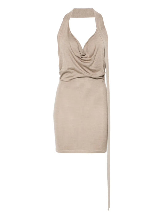 Fine-Knit Mini Dress