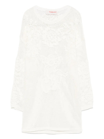 Crochet Floral T-Shirt