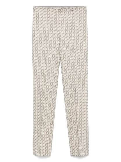 Graphic-Jacquard Trousers