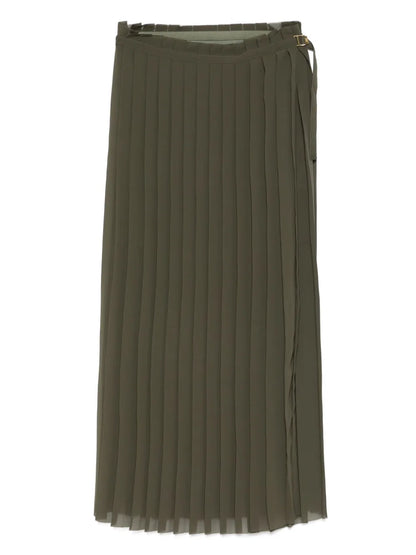 Pleated Midi Skirt