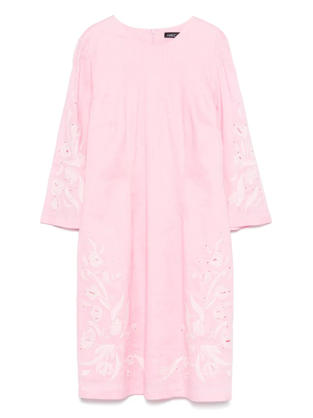 Embroidered Mid Dress