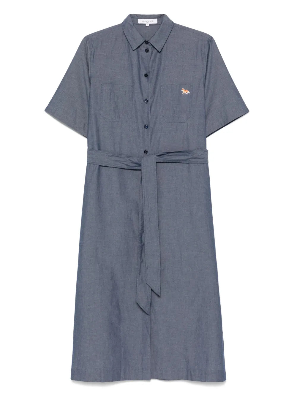 Double-Pocket Midi Dress
