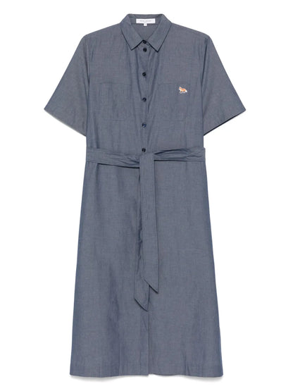 Double-Pocket Midi Dress