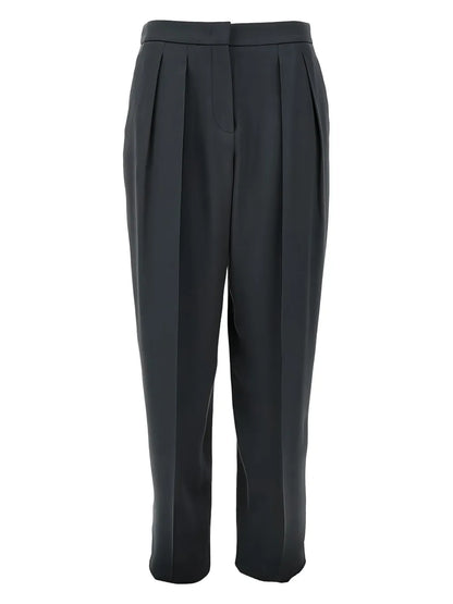 Pleat-Detail Trousers