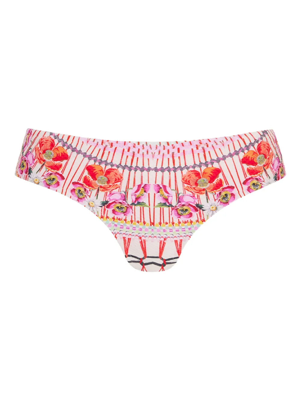 Pomegranate Floral-Print Bikini Set