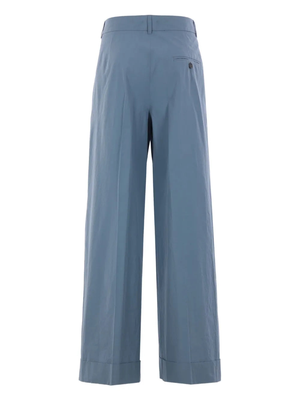 Cotton Wide-Leg Trousers
