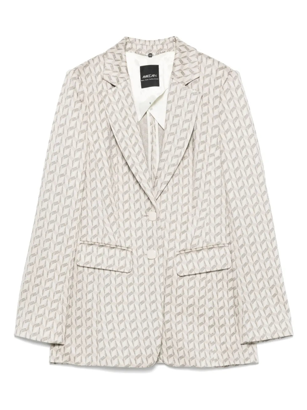 Graphic-Jacquard Blazer