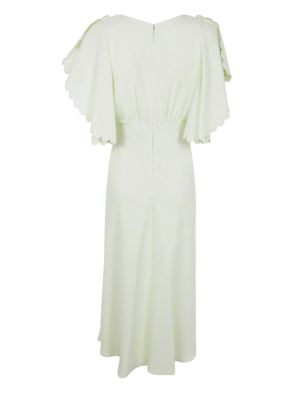 V-Neck Midi Dress