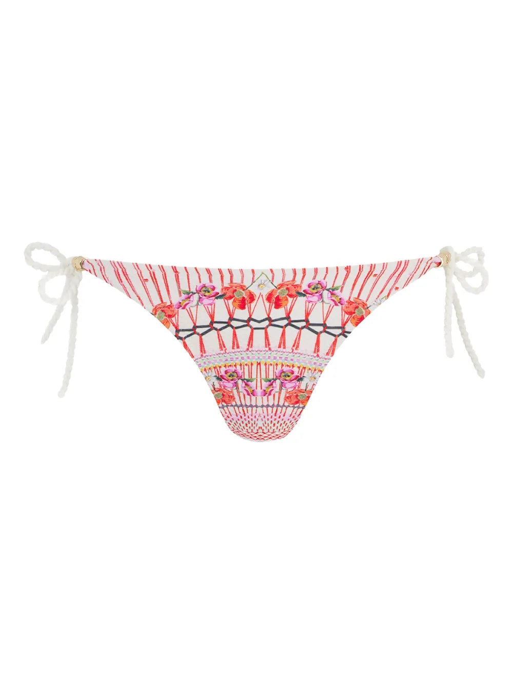 Pomegranate Floral-Print Bikini Bottom