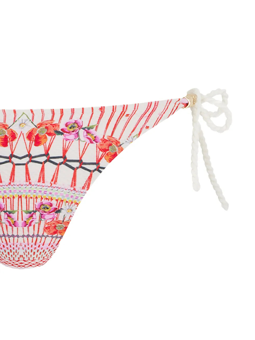Pomegranate Floral-Print Bikini Bottom