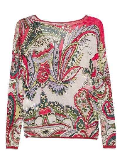 Bandana-Jacquard Top