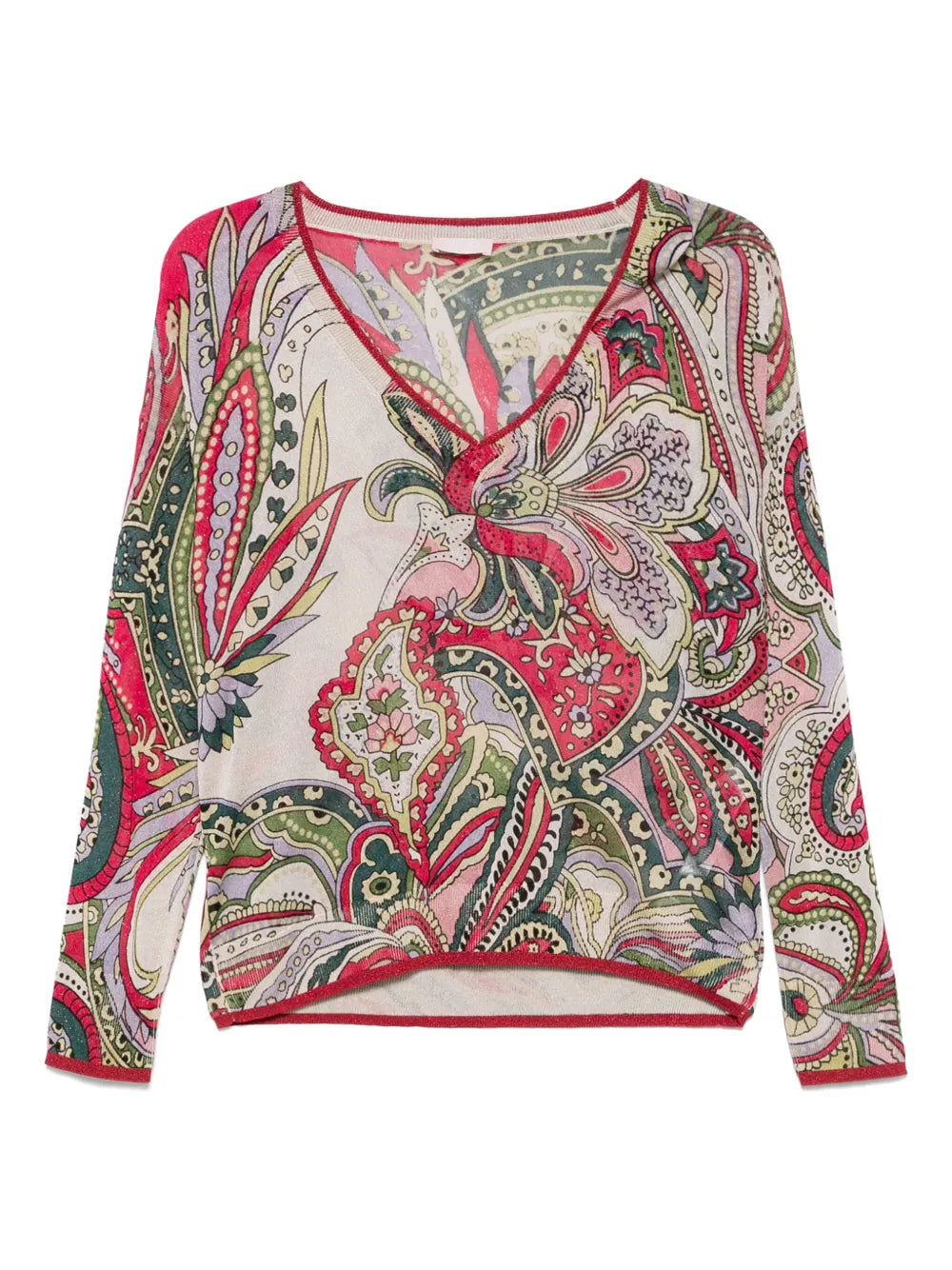 Bandana-Jacquard Top