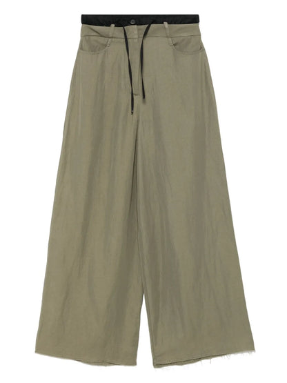 Double-Waistband Trousers