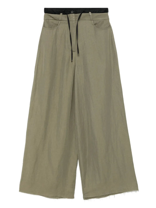 Double-Waistband Trousers
