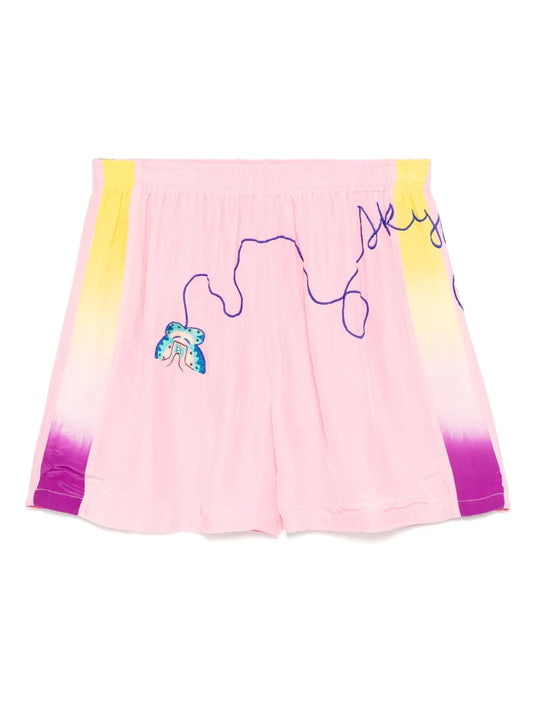 Embroidered Shorts