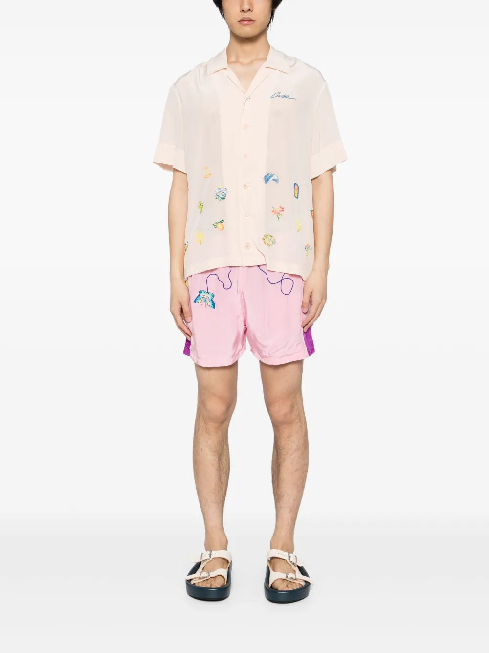 Embroidered Shorts