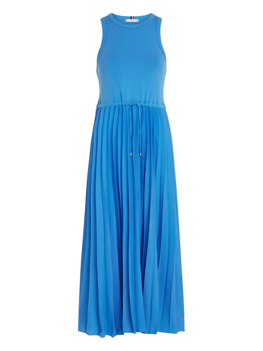 Pleated Midi Dress