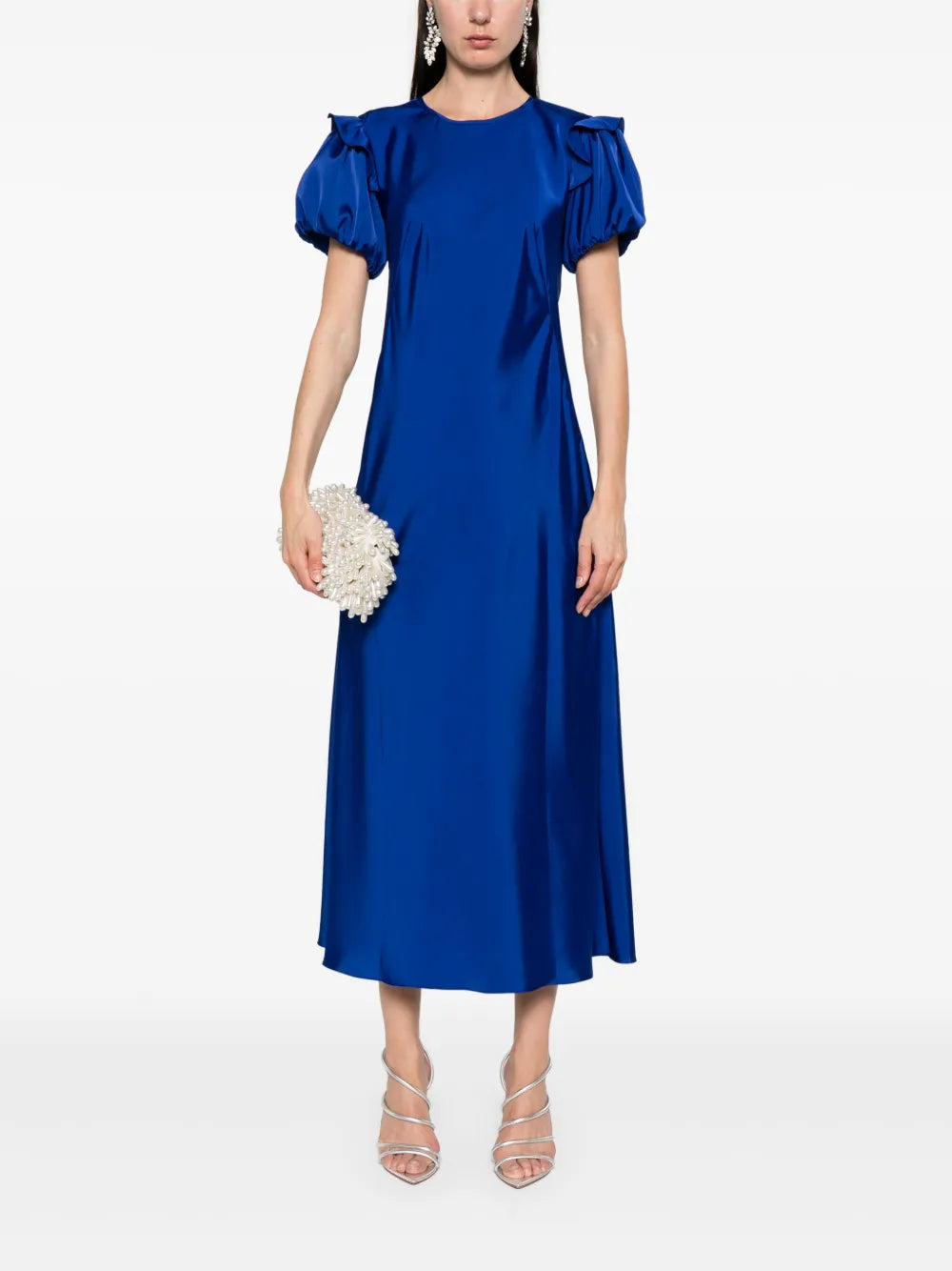 Ruffle-Detail Maxi Dress