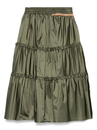 Tiered Midi Skirt