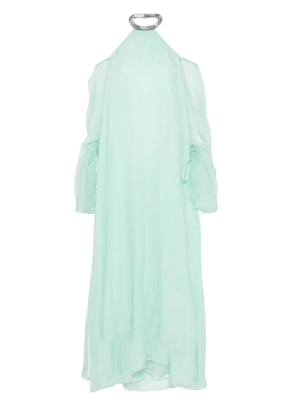 Silk Chiffon Maxi Dress