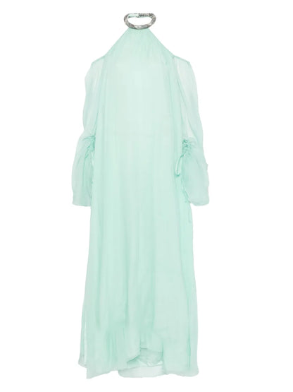 Silk Chiffon Maxi Dress