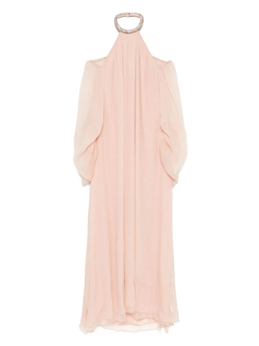 Silk Chiffon Maxi Dress