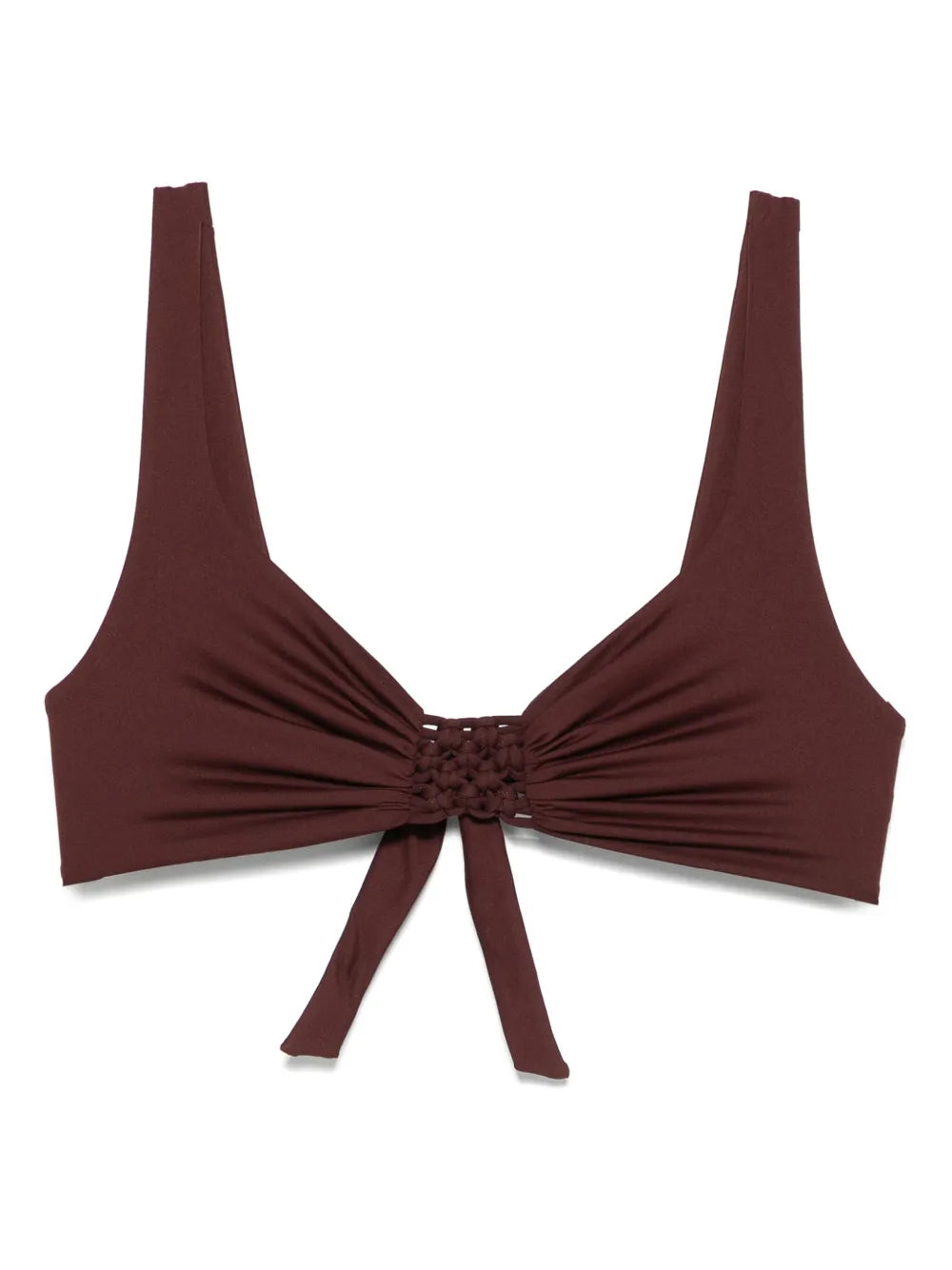 Macramé-Detail Bikini Top