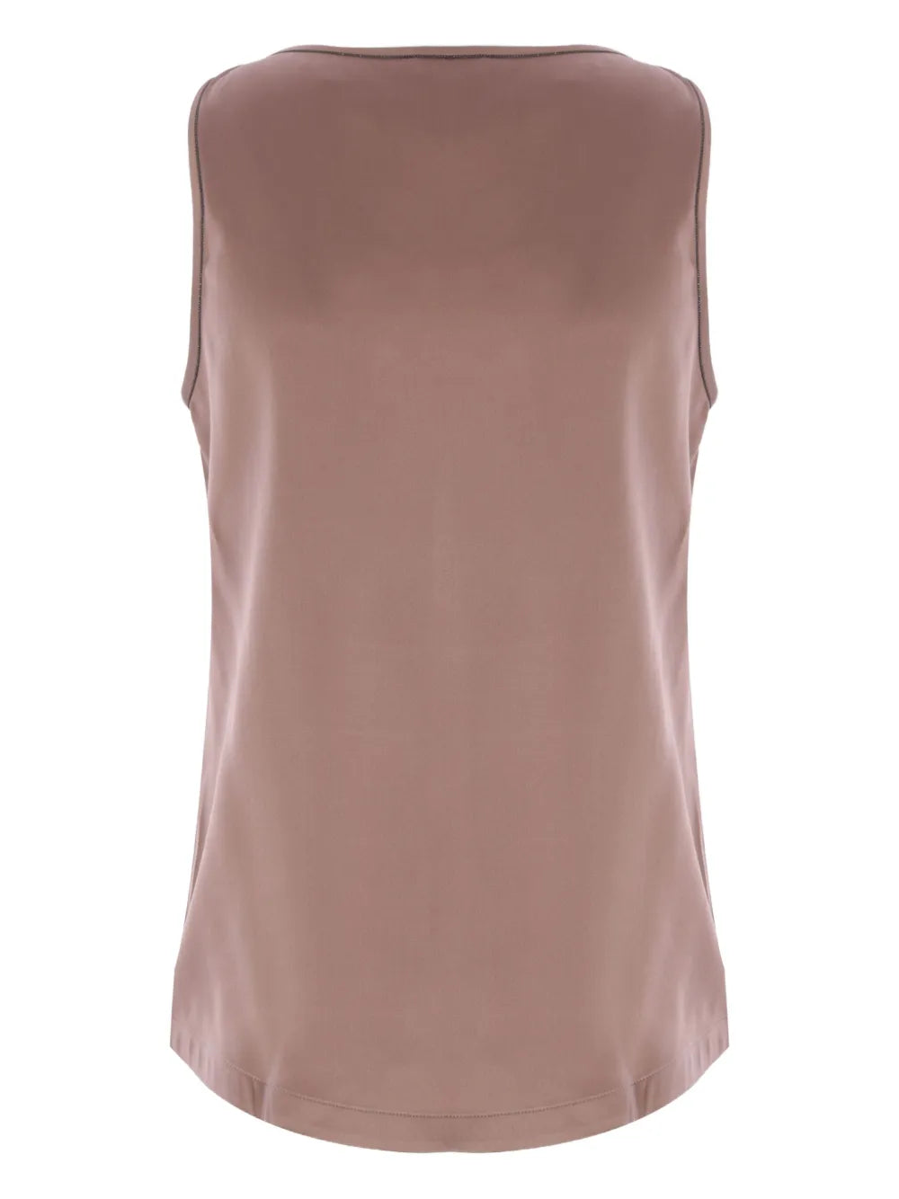 Silk-Satin Tank Top