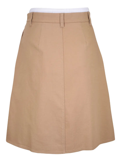 Stretch-Cotton Skirt