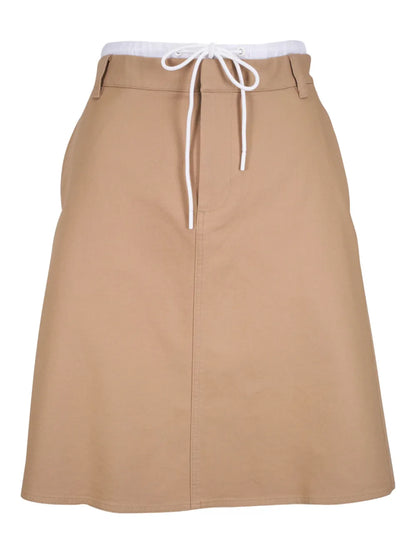 Stretch-Cotton Skirt