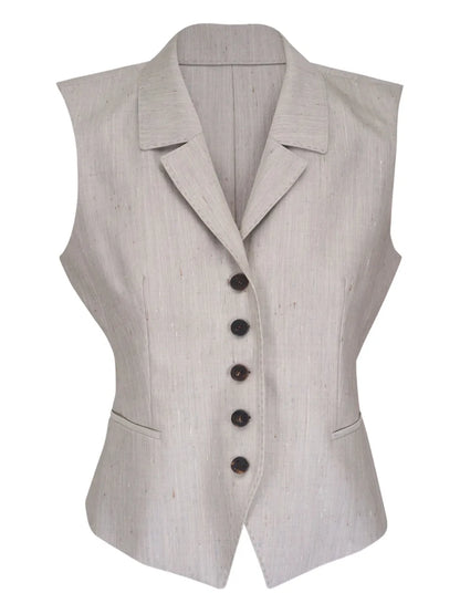 Silk-Blend Waistcoat